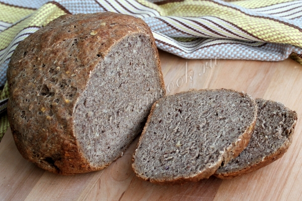 Recept na chléb vyrobený z lněné mouky