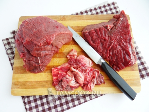 肉から肉を取り除く