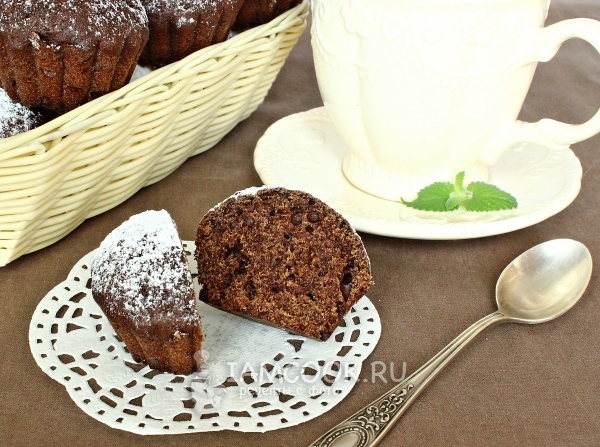 निविदा चॉकलेट muffins के लिए पकाने की विधि