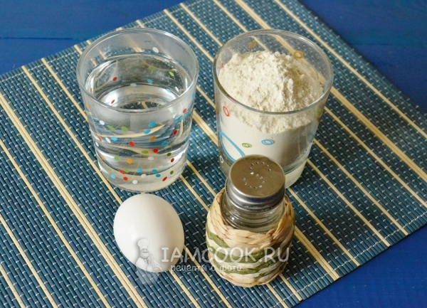 Ingredienti per la pasta