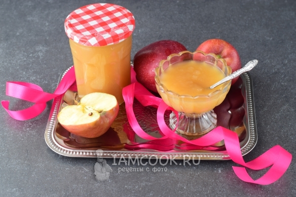 The recipe for marmalade from apples for the winter