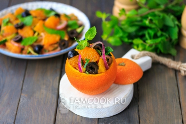 מתכון לסלט תפוזים מרוקאי