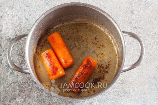Karotten karamellisieren