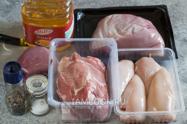 Ingredienser til kødfondue derhjemme