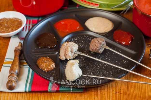 Συνταγή για fondue κρέατος στο σπίτι