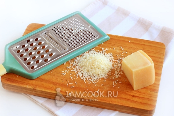 Grate cheese