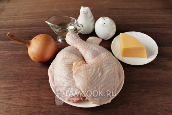 Ingredientes para rellenar de pollo para pasteles