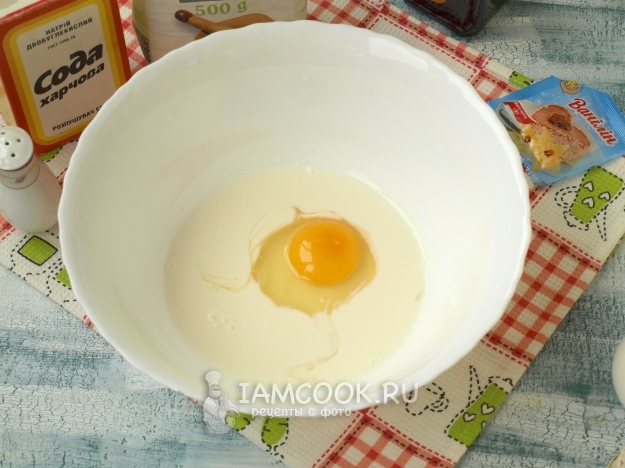 Combina yogur y huevo