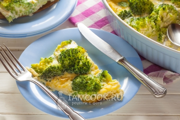 Omelet recept s brokolicí v troubě