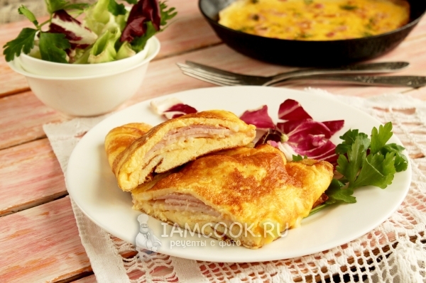 Recept za omlet s pršutom