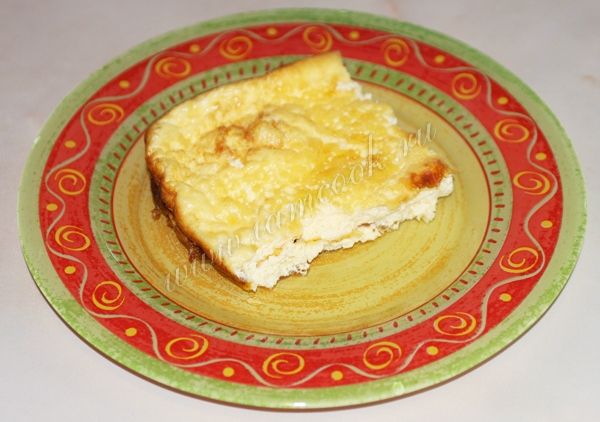 viipale omelettia lautaselle
