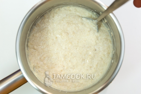 Cuocere il porridge