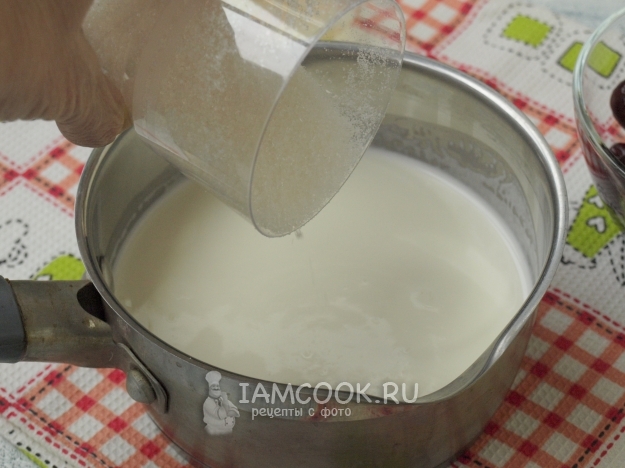 दूध के साथ हीट क्रीम