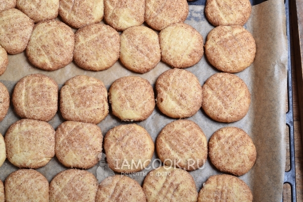 Recipe for shortbread cookies with cinnamon