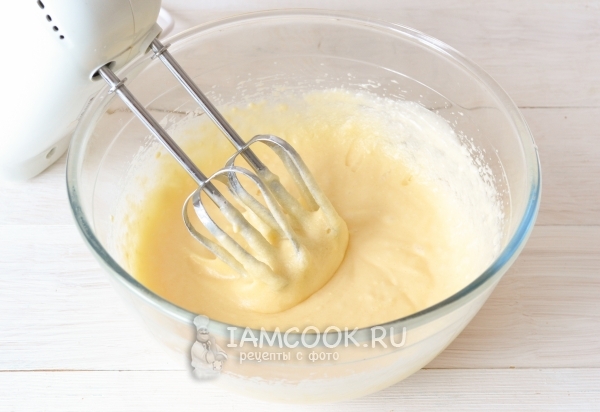Pisk æg-og-smør blanding