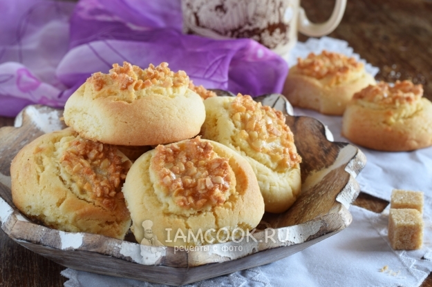 Recipe for shortbread cookies with nuts