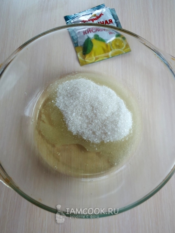 Combina las proteínas azúcar y limón