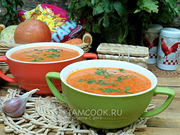 وصفة للحساء الطماطم البولندية (Zupa pomidorowa)