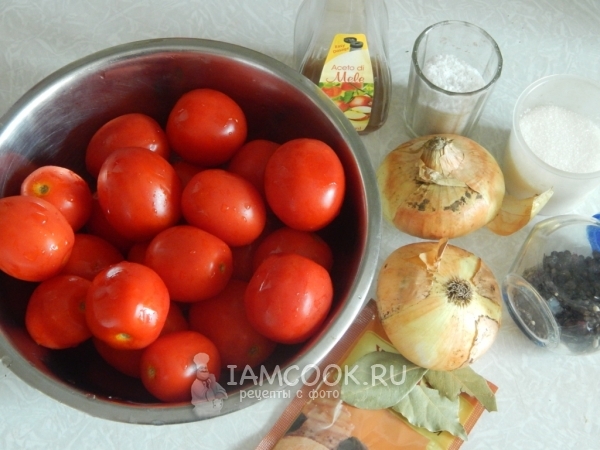 Sastojci za rajčice u žele za zimu