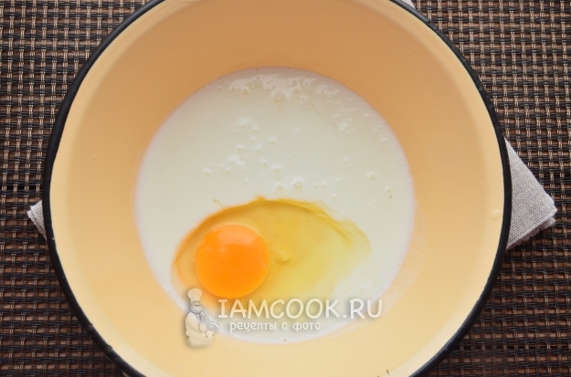 Combina yogur y huevo