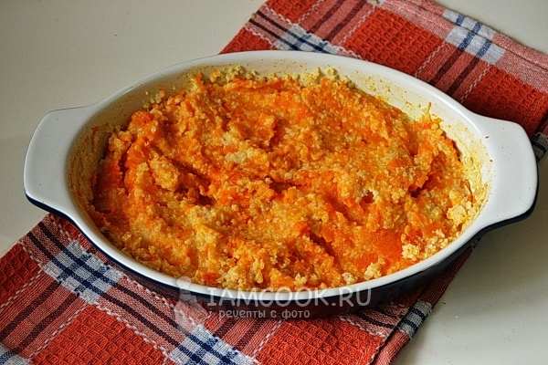 Recipe millet porridge with pumpkin in the oven