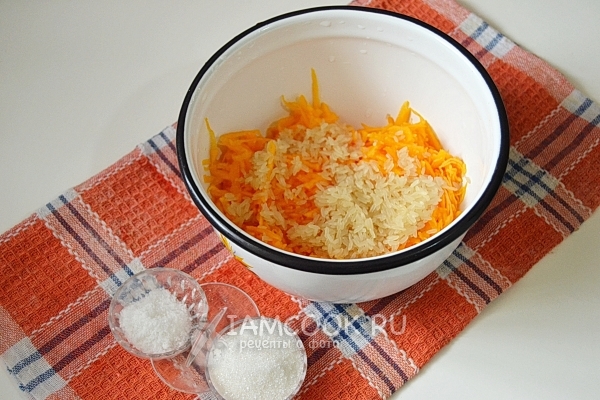 Tilsæt vasket ris