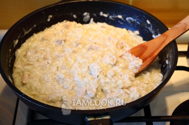Ready-made risotto with turkey