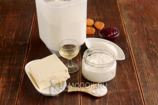 Ingredienti per i bagel sulla margarina che si sciolgono in bocca
