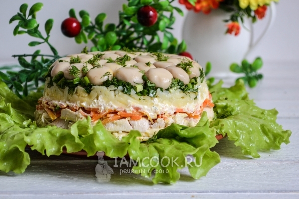 サラダ「マッシュルームグレード」韓国のニンジンレシピ