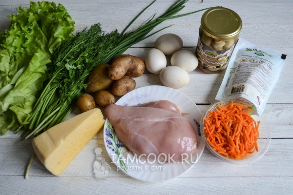 Ingredientes para la ensalada 