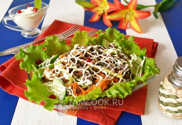 Photo of beef salad