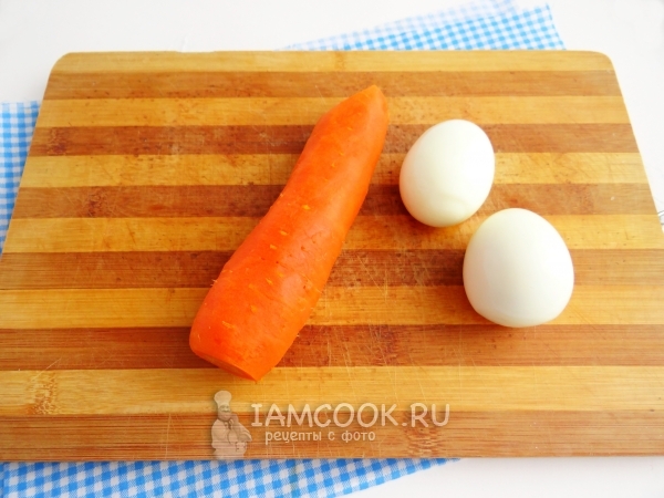 Pečená mrkev a vejce