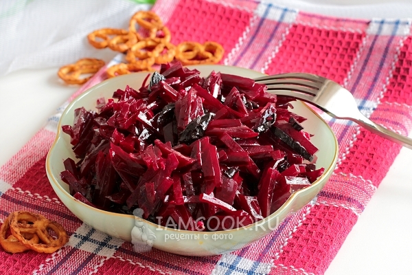 Recipe for beetroot salad without mayonnaise