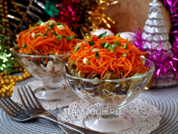 Ensalada Isabella con zanahorias coreanas