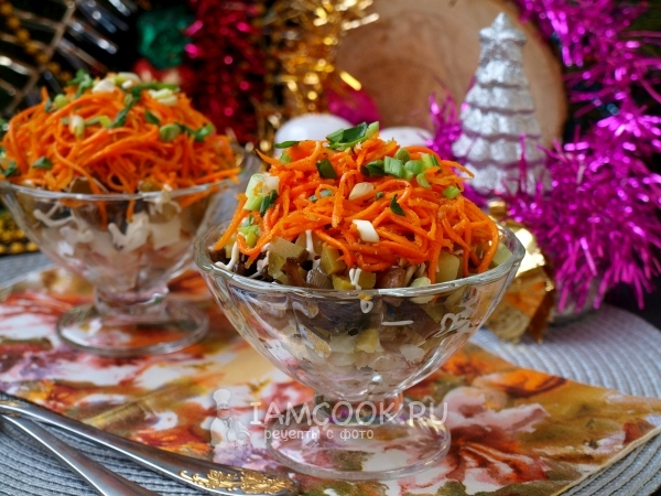 Снимка на салата от Isabella с корейски моркови