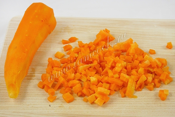 Rozdrcená mrkev