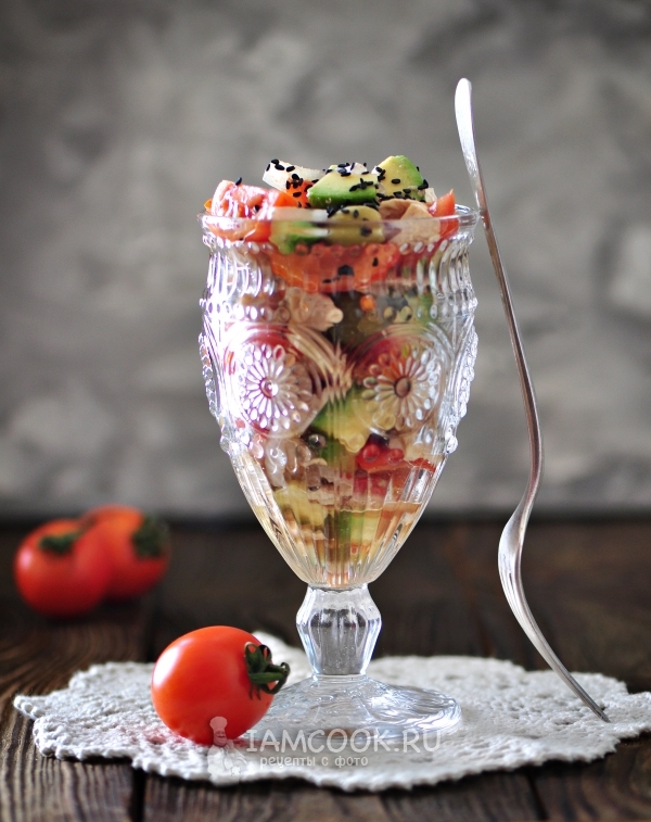 Fotografija salate s kiselim đumbirom