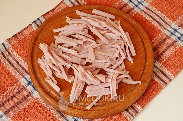Cut the ham