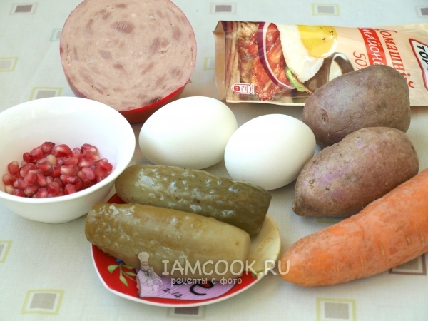 Ingredienti per l'insalata 