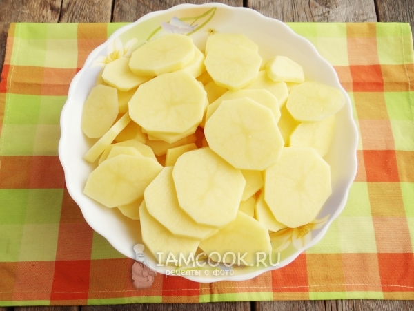 قطع البطاطا