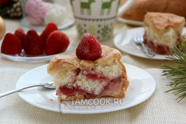 Recipe for charlottes with frozen strawberries