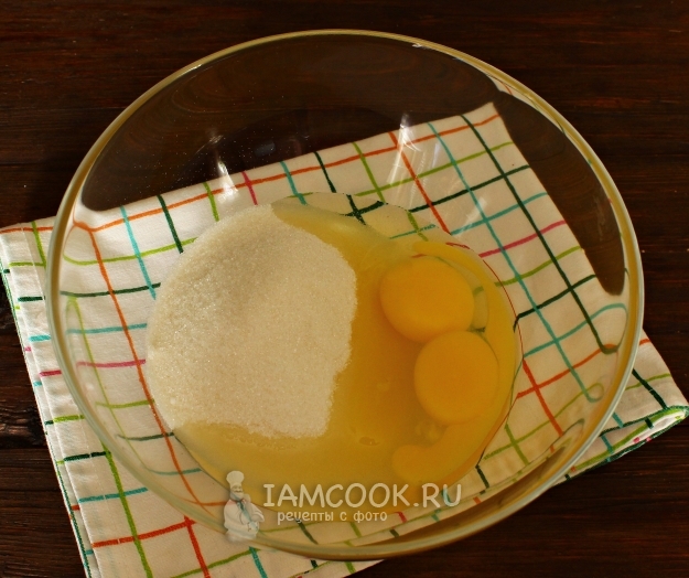 Hubungkan telur dengan gula