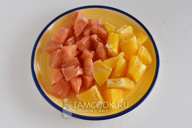 Skær orange og grapefrugt
