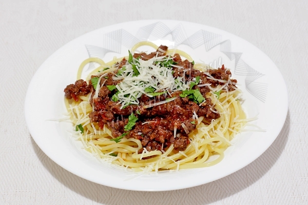 Spaghetti med Bolognese sauce