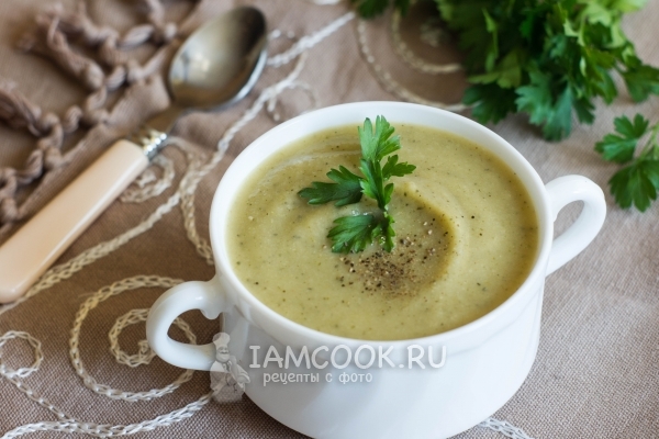 Рецепта за супа пюре от карфиол и тиквички