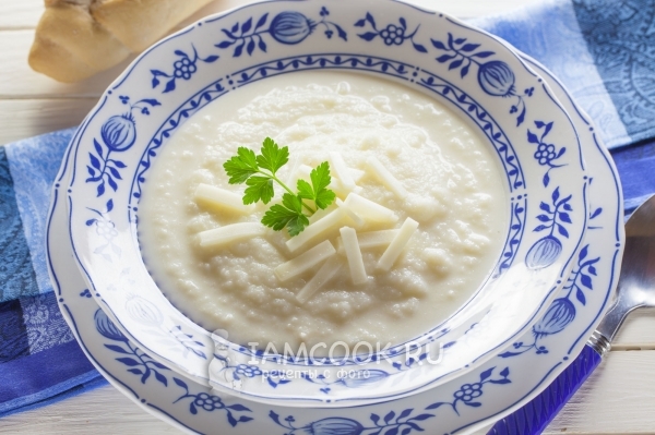 Receptura polévky z karfiolu se sýrem