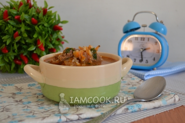 Рецепта за класическа супа Harcho на агне с ориз
