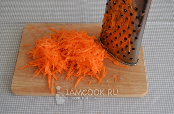 Поръсете морковите