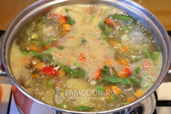 野菜スープは醸造されています