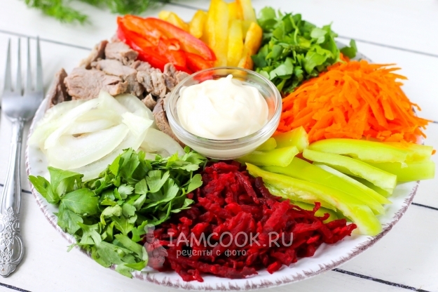 Tatar salat med oksekød opskrift